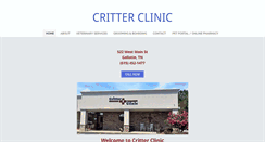 Desktop Screenshot of critterclinic.com